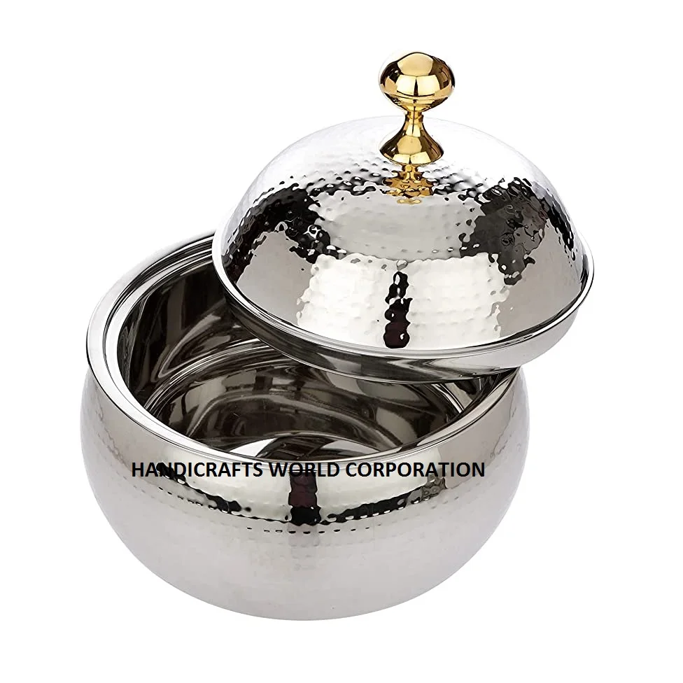 Copper Hot Pot Hammered Design Luxury Style Handmade Copper Pot Modern Design Food Hot Pot For Hotel Wedding Home Usage