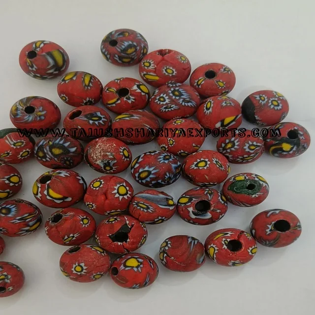 Высококачественные стеклянные бусины Millefiori ярких цветов для изготовления ювелирных изделий по хорошей цене индийский экспортер Хрустальные