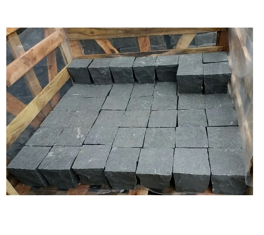 Vietnam basalt cobbles and cubles natural stone from factory best option for public construction and garden