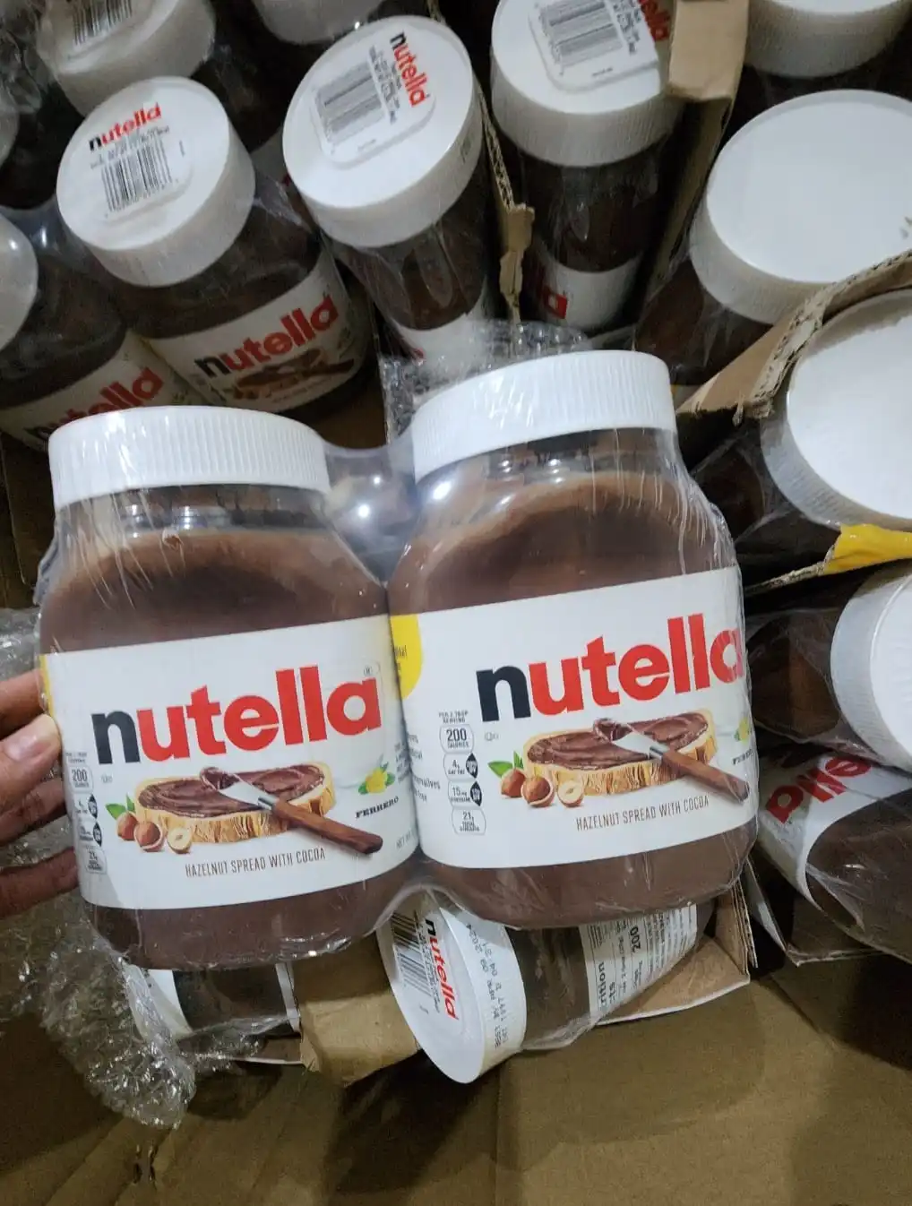 Ferrero- Nutella Chocolate Hazelnut Spread, Special Edition with Italian Flag Colours