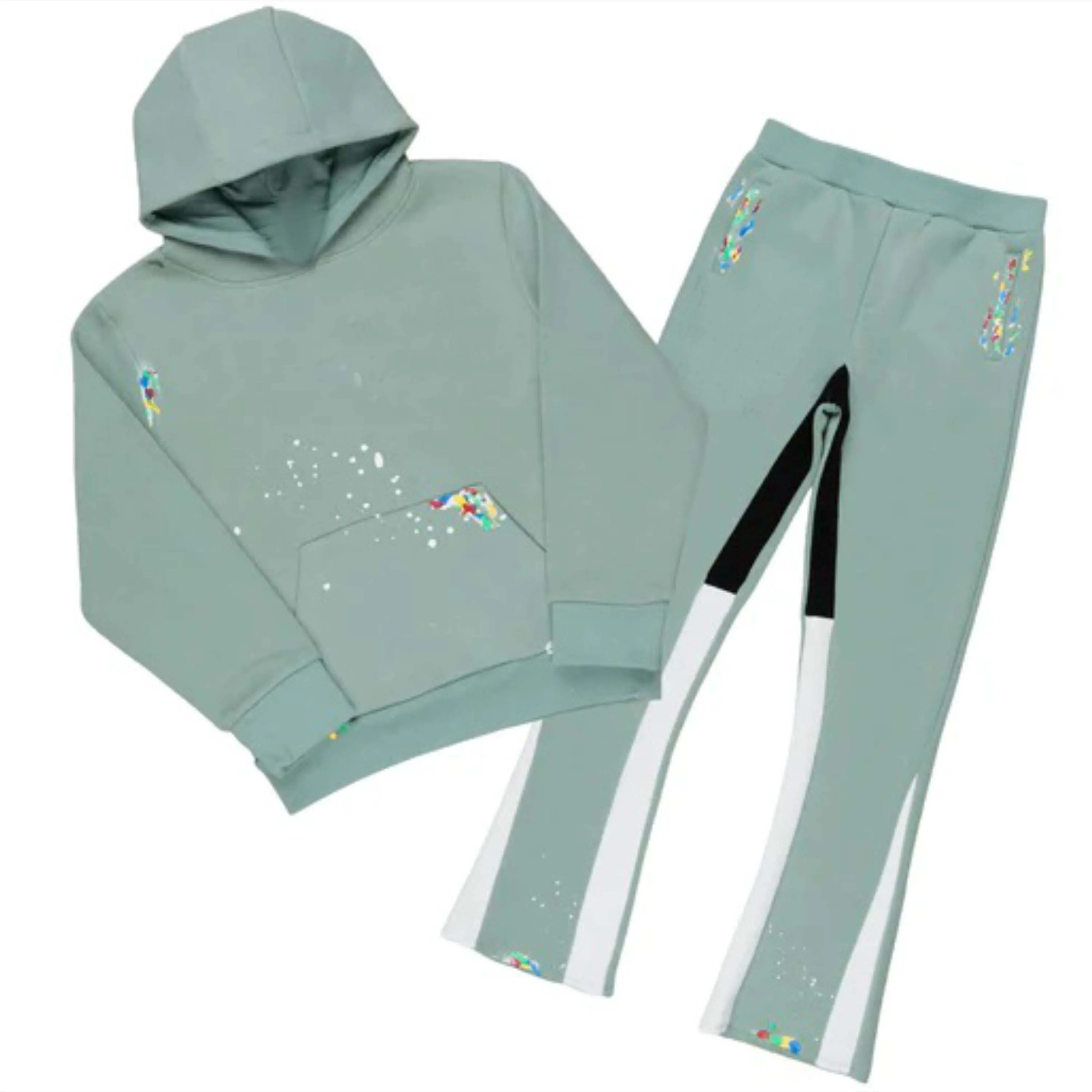 Kids Fashionable Stacked Tracksuit - Soft and Comfortable Two-Piece Set for Boys and Girls - Great for Casual