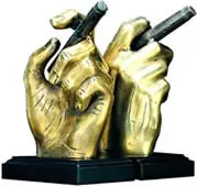 Hands sculpture bookend Arts and Crafts Supplies Home Decoration Accessories