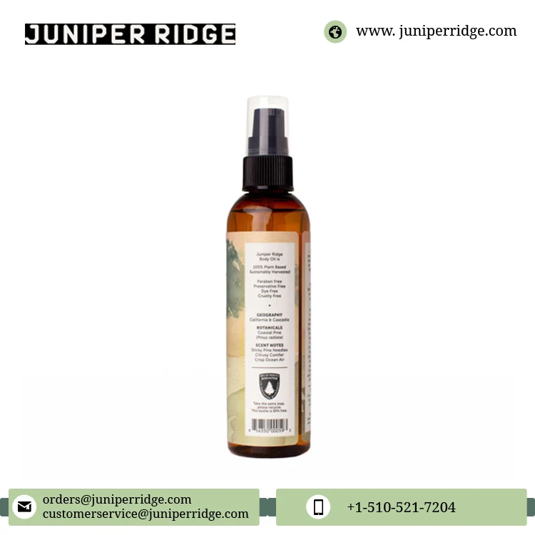 Hot Sale Best Body Use Moisturizing  and Healthy Skin Natural and Pure Coastal Pine Body Oil for Sale