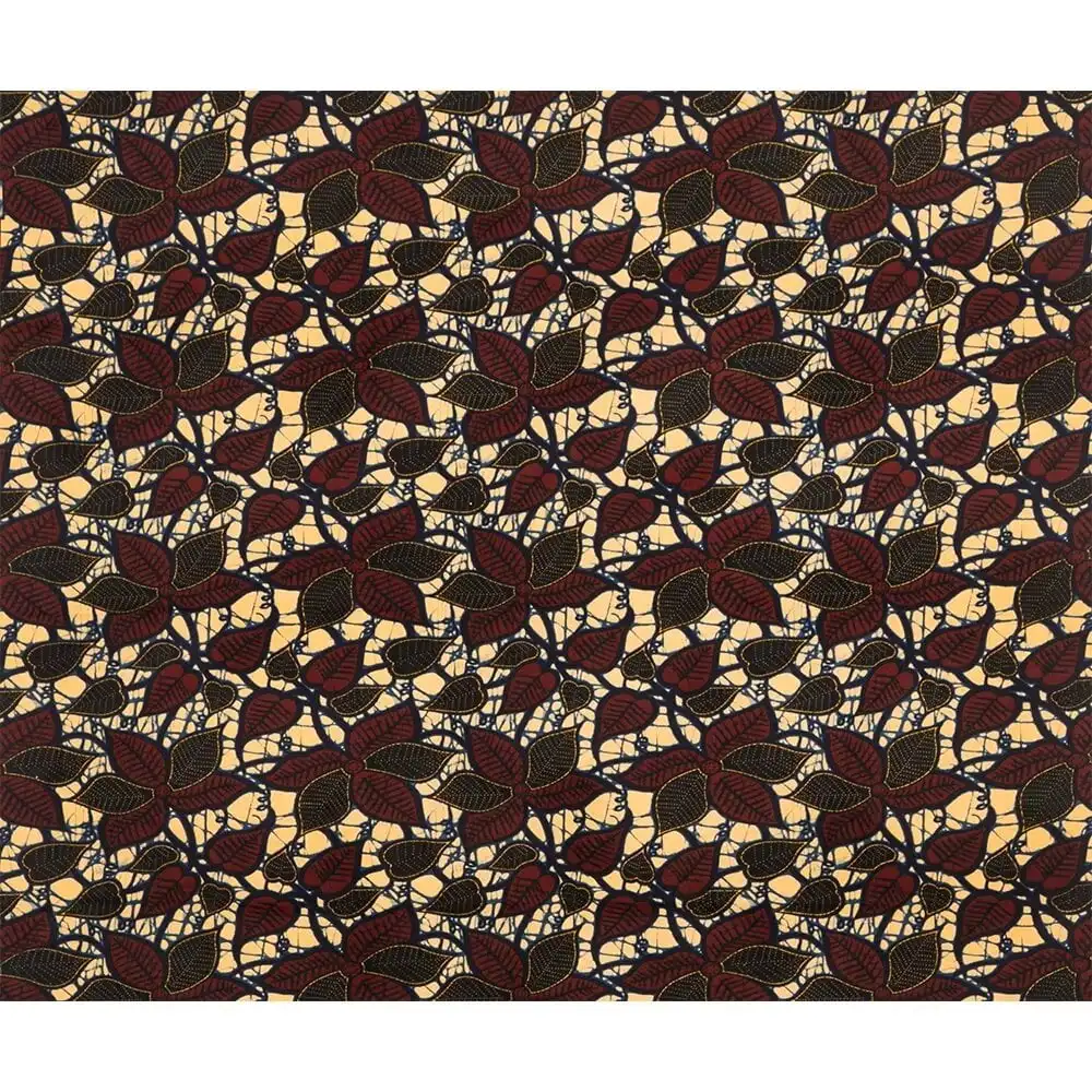 African Wax Printed Fabric High-Quality Holland Wax Loincloth Vibrant Patterns for Traditional Wear fabric