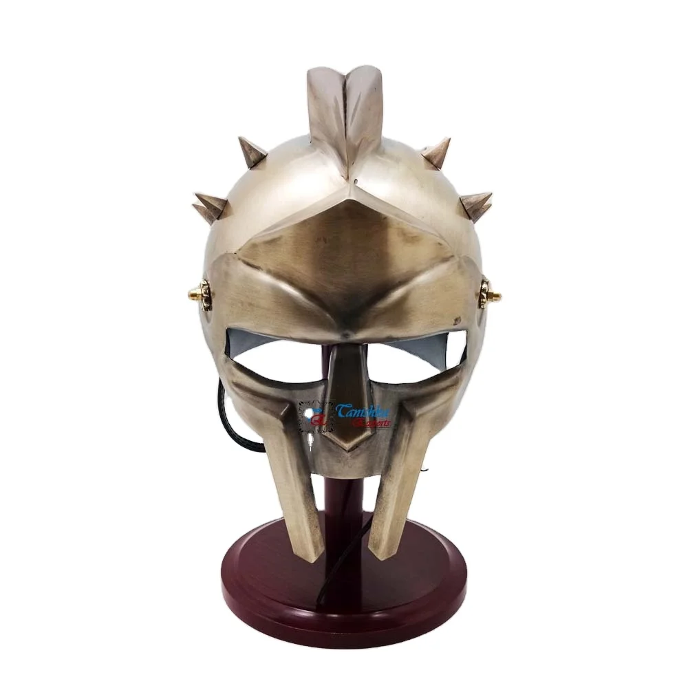 Доспехи Maximus Decimus шлем средневековый Гладиатор Viking древний рыцарь греческий Римский ДОСПЕХИ ШЛЕМ