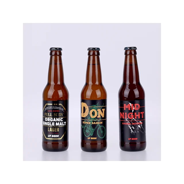 (UF BEER)-UF AMBER INTENSO RED AMBER BEER ORGANIC BARLEY ORGANIC RICE AROMA OF DRIED FRUIT GRAINS SWEETNESS KOTRA