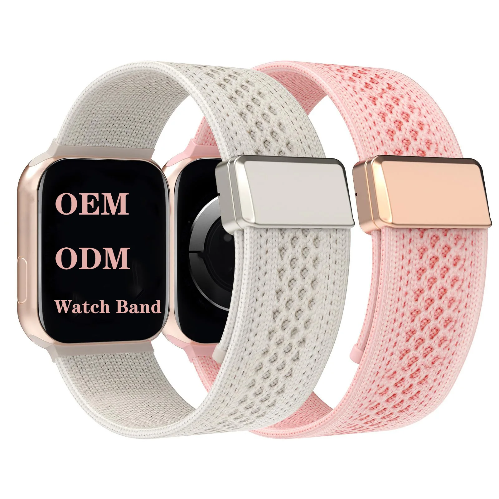 Hot sale nylon fabric band ylon Magnetic Buckle Weaving Band Magnetic Clasp Bands 40mm watch strap for Apple Watches strap