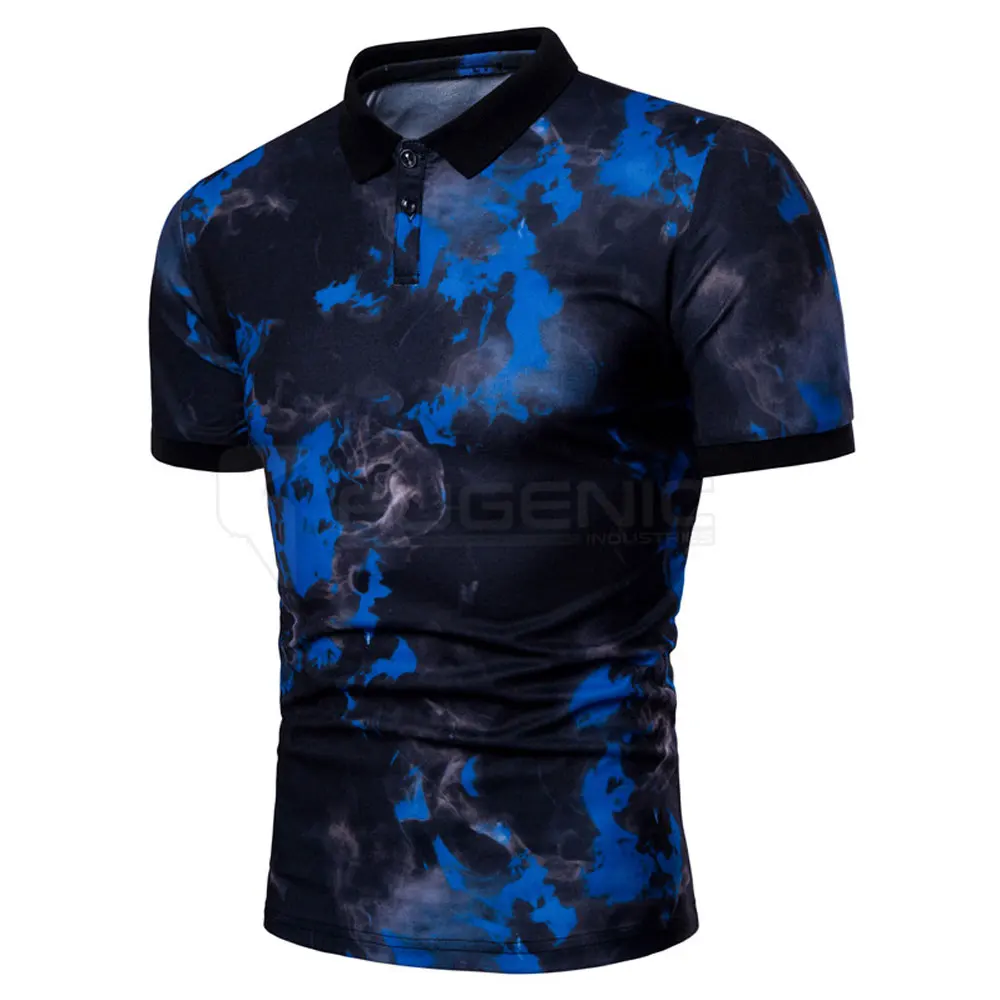 Street Wear Style Sublimation Polo T-Shirt Half Sleeve Men Sublimation Polo T-Shirt In Wholesale Price