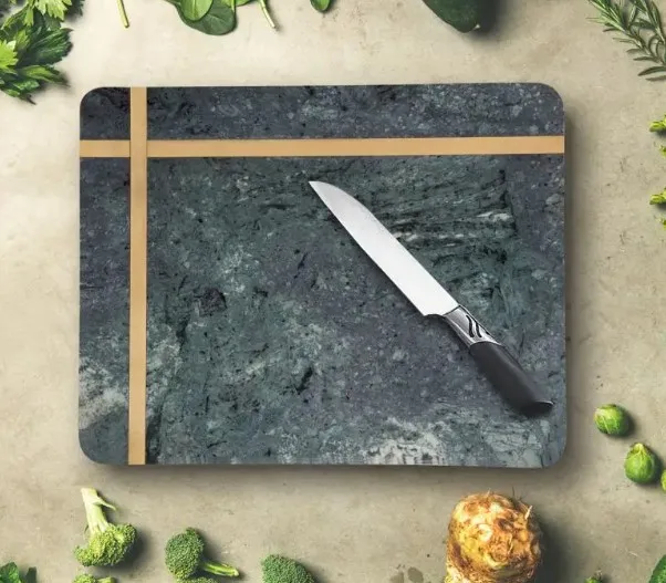 Cheap-rate Marble Chopping Board with Natural Stone Texture, Ideal for Kitchen Prep and Serving