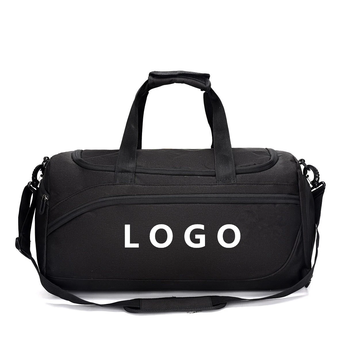 Sports Gym Bag with Shoe Compartment & Pocket for Men and Women Nylon Travel Duffel Workout Gym Bag