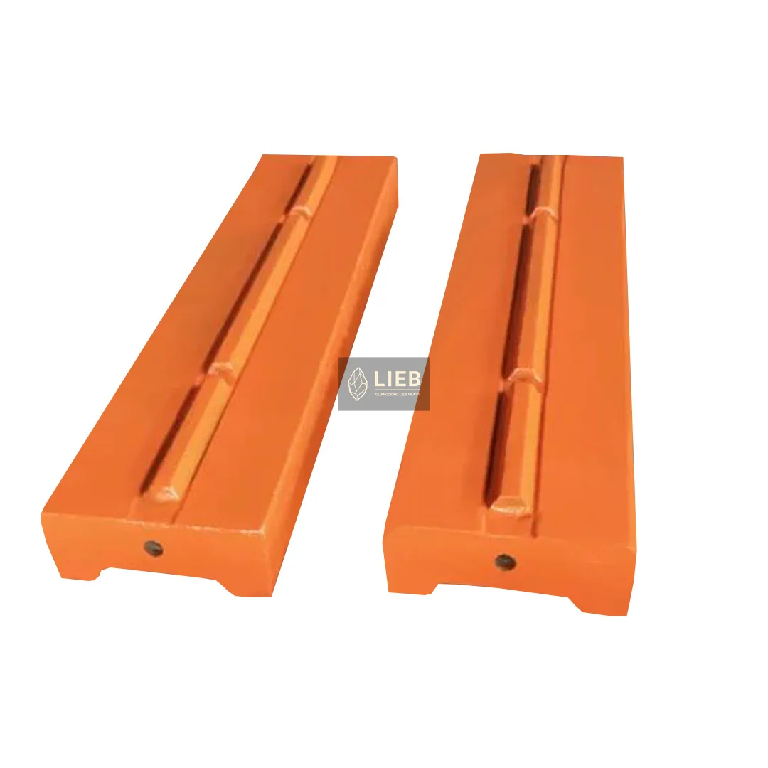 High Chromium Iron Blow Bar 1400 Impact Crusher Replacement Parts Blow Bar For Crushing Limestone