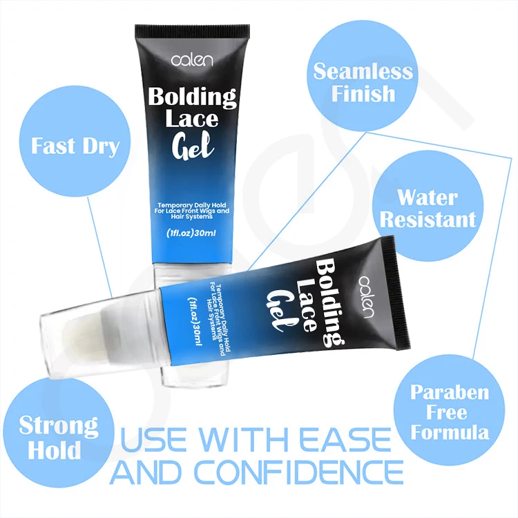 Wholesale OEM Easy Application Wigs Holding Gel 30ML Bonding Glue Hair Gel Waterproof Bond Gel