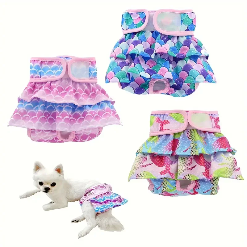High Quality Dog Male and Female Pet Waterproof Diapers Pet Pee Pad Washable Reusable Pet Dog Pants Dog Diaper