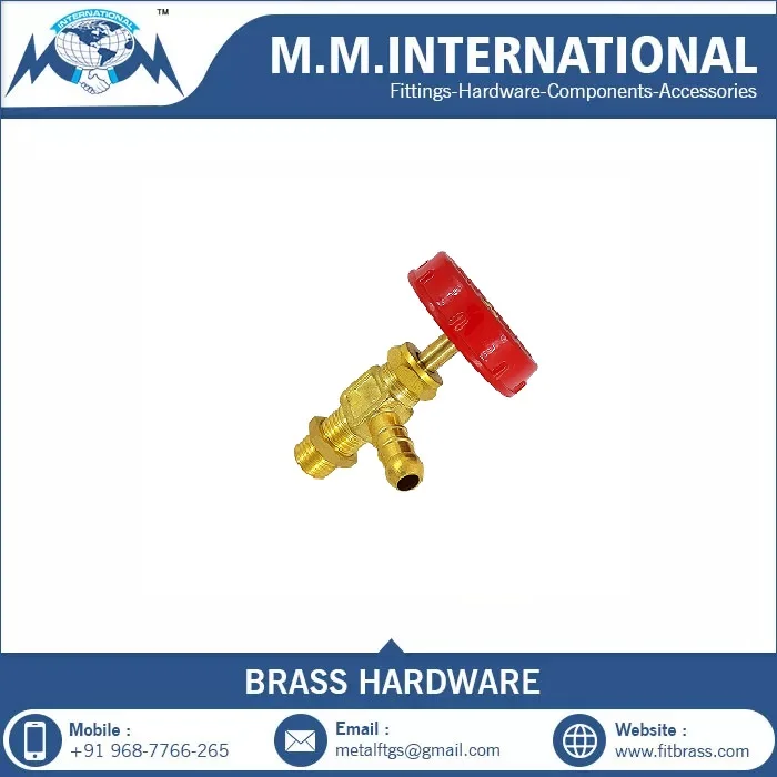 Latest Design Brass Hose Needle Valve for LPG Supply Available at Wholesale Price from India Supplier