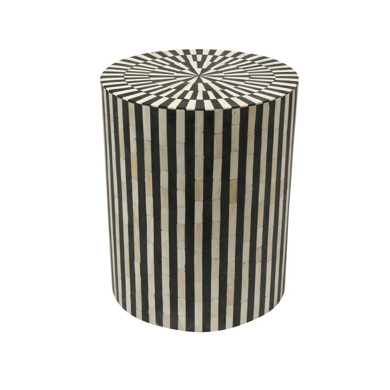 Trendy design wooden end table with bone inlay work mother of pearl inlay side table for living and bed room by Indian wholesale