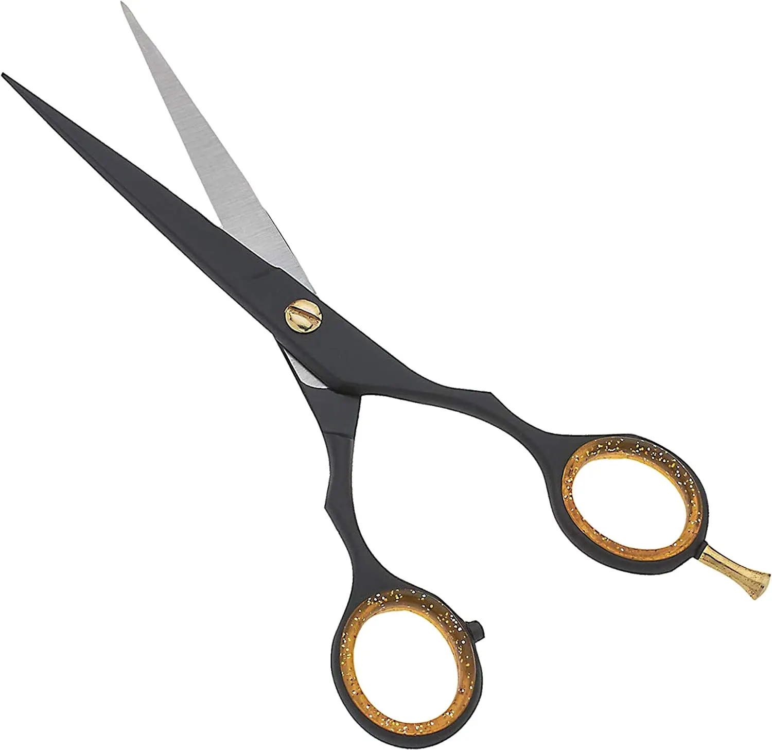 Black Hairdressing Scissors Barber Salon Hair Cutting Sharp Razor Scissors for Barbershop