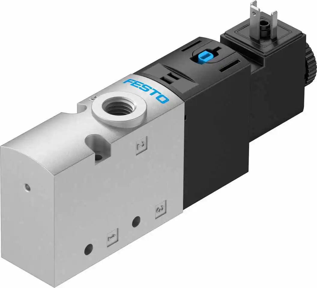 Solenoid Valve, In-line, Sz 20, 3/2-Way, Mono, G1/8, 8mm Arm Tube, VUVS-L Series