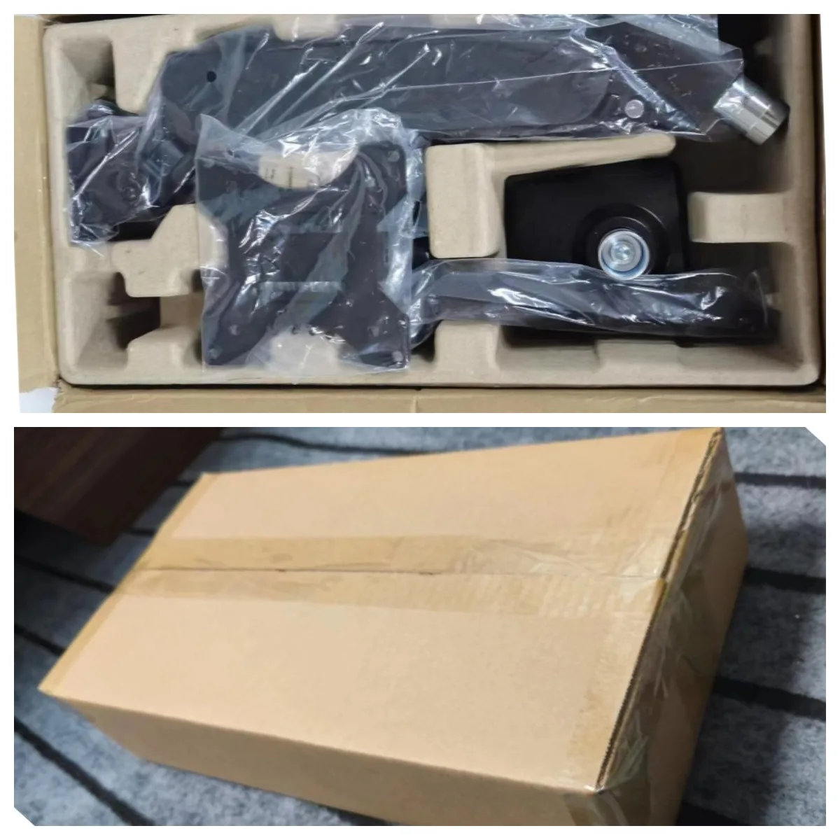 Mount-It Dual Monitor Desk Mount Fits Two Screens Refurbished