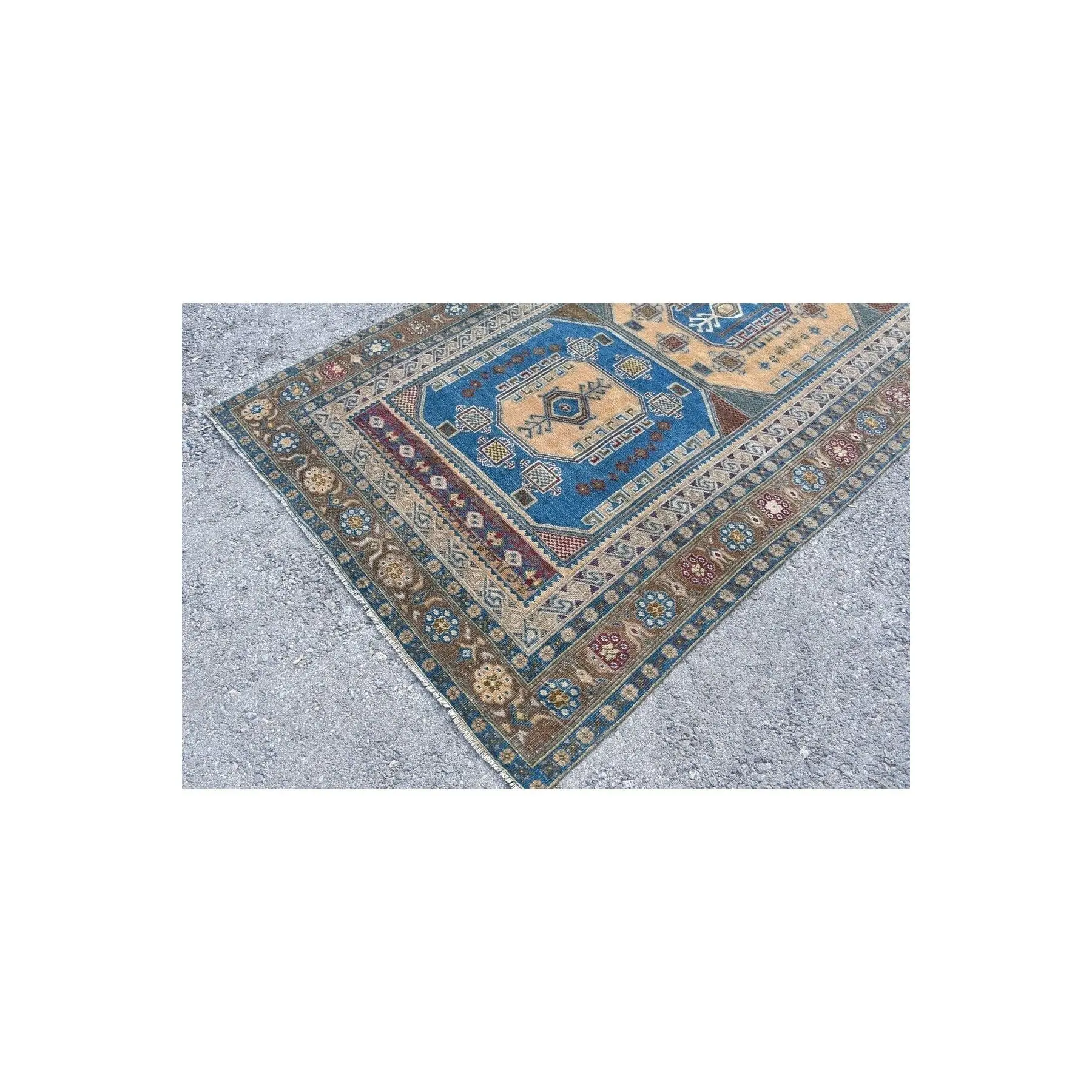 Hand Woven Carpet, Turkish Carpet, 146x322 Cm, Anatolian Carpet