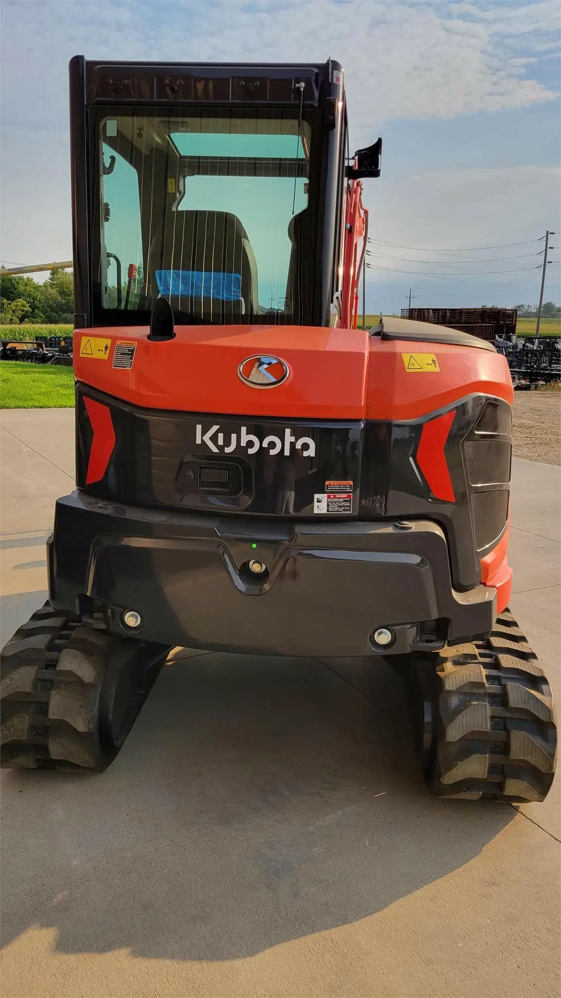 2024 Kubota KX057-5 новый гусеничный экскаватор мощностью 47 л.с. с двигателем гидравлический цилиндр KYB гарантия 1 год