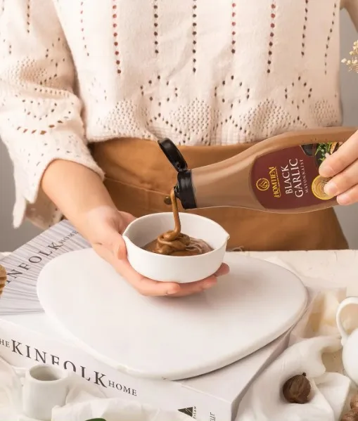 Black Garlic Mayonnaise 7.04 Oz Squeeze Bottle Gluten Free Egg Free Vegan Non-FMOs