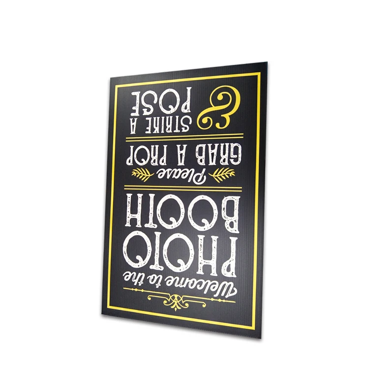 Corrugated Plastic Sheets Coroplast Sign custom Board