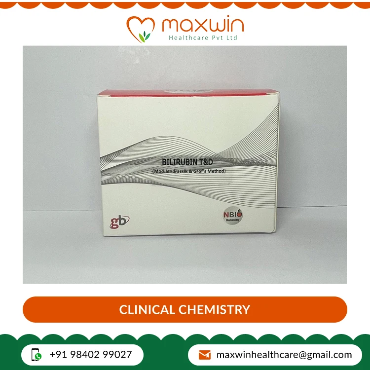 Exporter of Ready to Use Laboratory Diagnosis Clinical Chemistry Reagent Bilirubin Rapid Test Kit Set - 2x100 ml