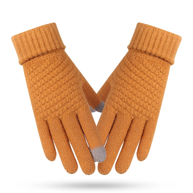 Gloves Winter Touched Screen Men Winter Gloves Touch Screen Wool Lined Windproof Warm Fashion Gloves