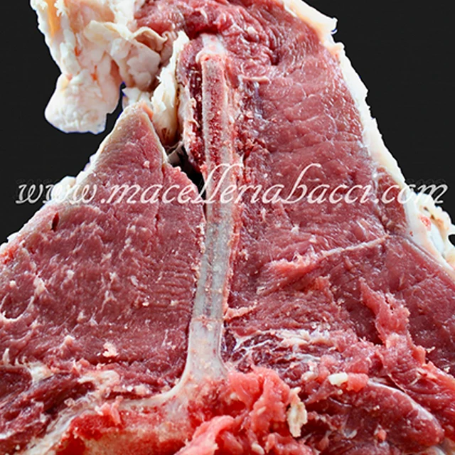 Food & beverage Italy Chianina V. B.A.C. PGI bovine steak cut fresh veal beef meat in vacuum packed