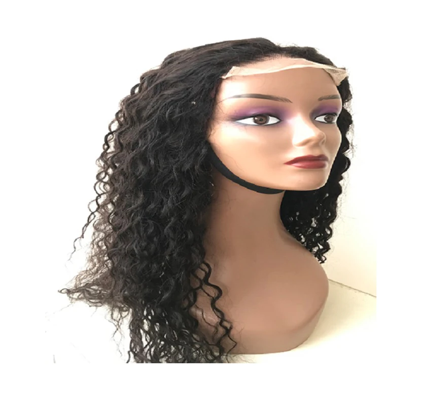 Genuine Manufacturer Widely Selling 100% Raw Unprocessed Virgin 5x5 Natural Curly Closure Wig Human Hair Extensions