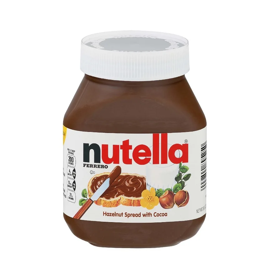 Европейская компания продает Оригинальный Шоколад Nutella в поддонах всех размеров со сливками и молочными ароматами с конфетным ингредиентом