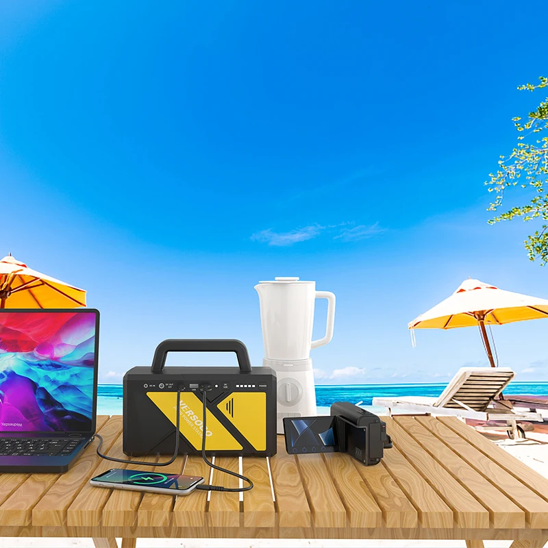 Solar Power 110V/220V 50Hz 200W, Peak 400W Lithium ion Batteries Solar Inverter System Portable Power Station