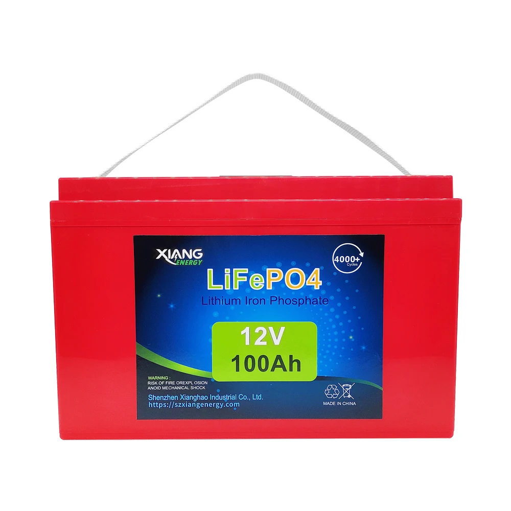 Cycle 6000 IP67 Lithium Ion Battery 12V Lfp 100ah 200ah Lifepo4 Bms 3kw 5kw 10kw CE Lithium Phosphate Battery Cell Xiang Energy