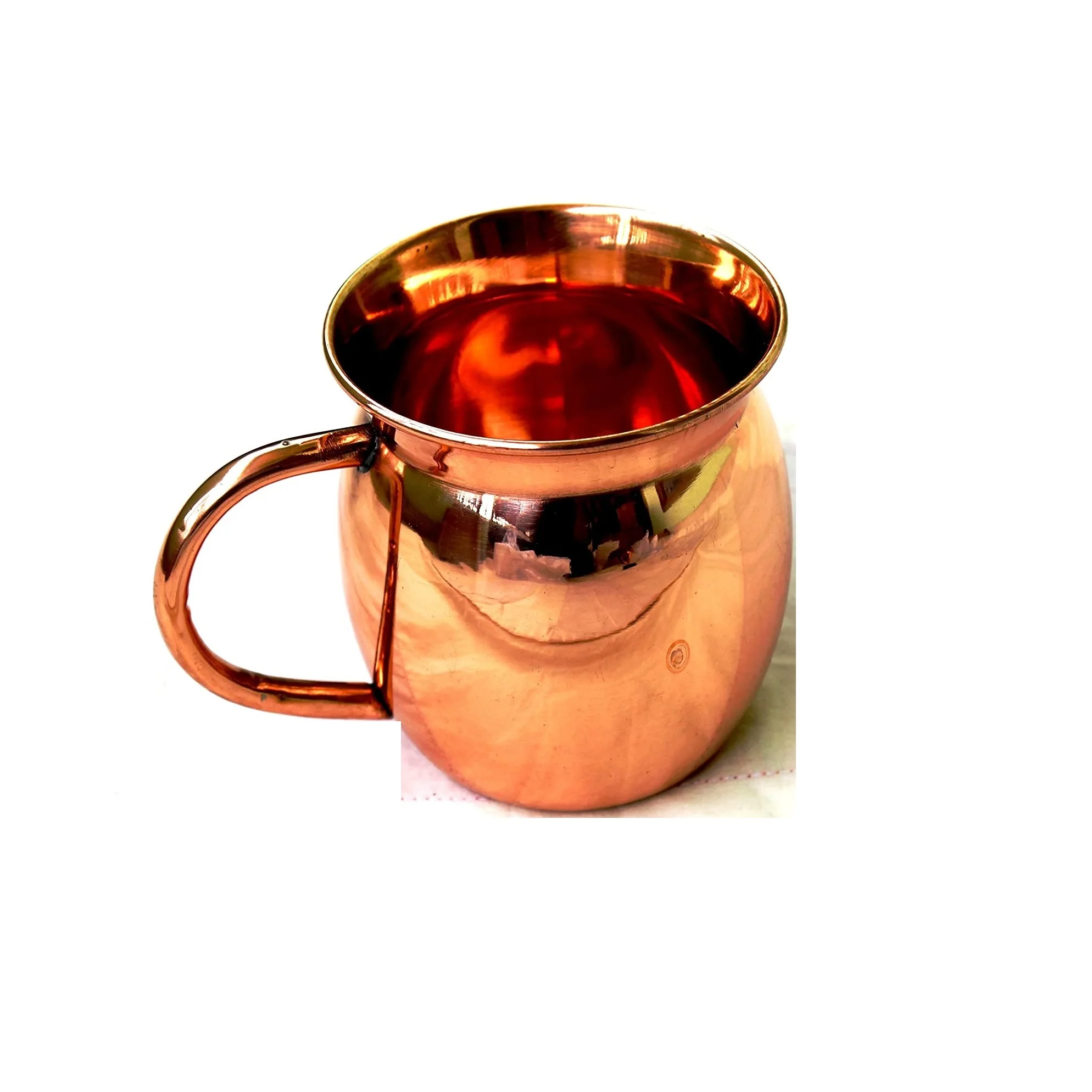 MHC 100% Pure Copper Stylish Moscow Large Mug Manually without Handle Mug Simple Design