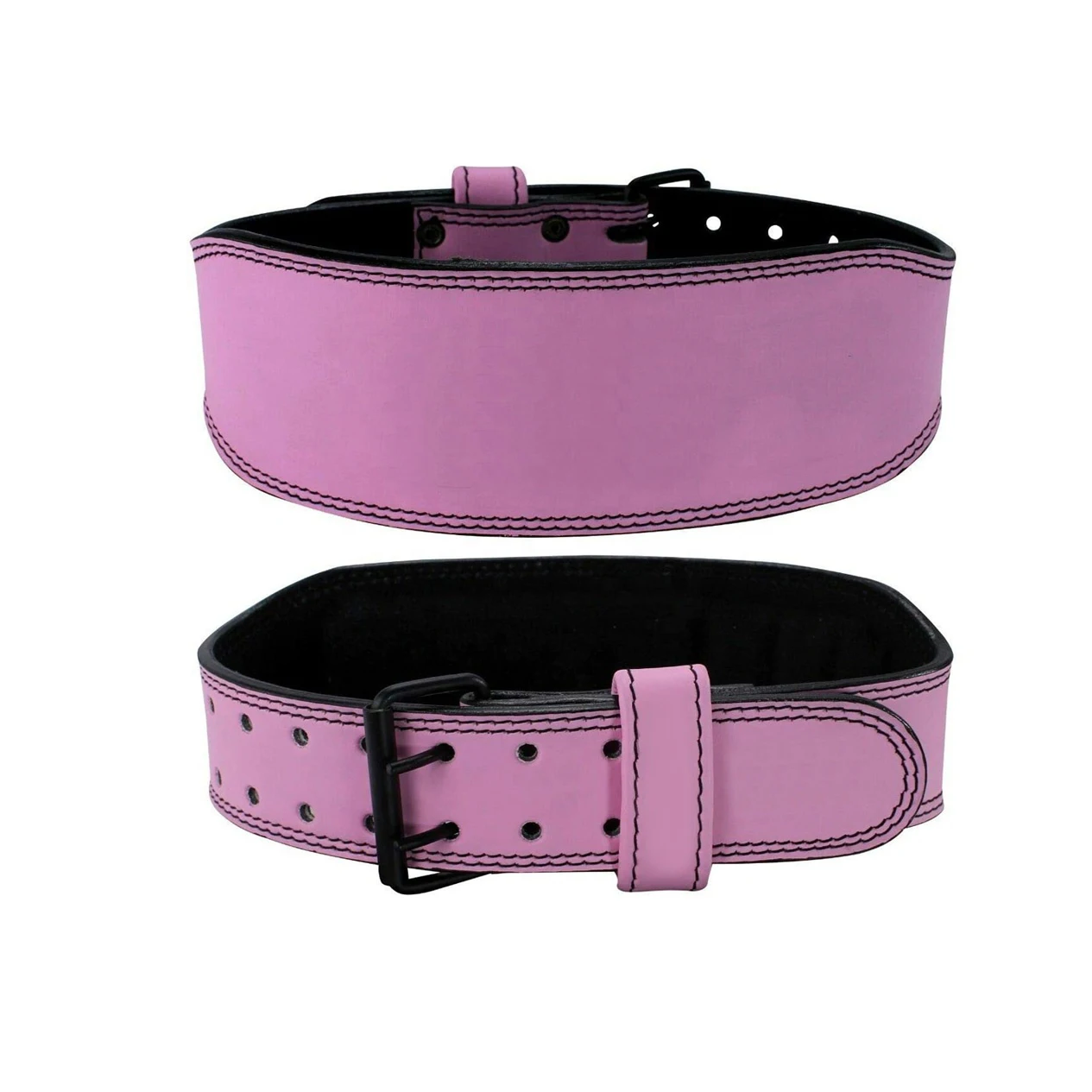 Professional Adjustable Custom Logo Cowhide Leather Support 13 MM Lever Weightlifting Low Price