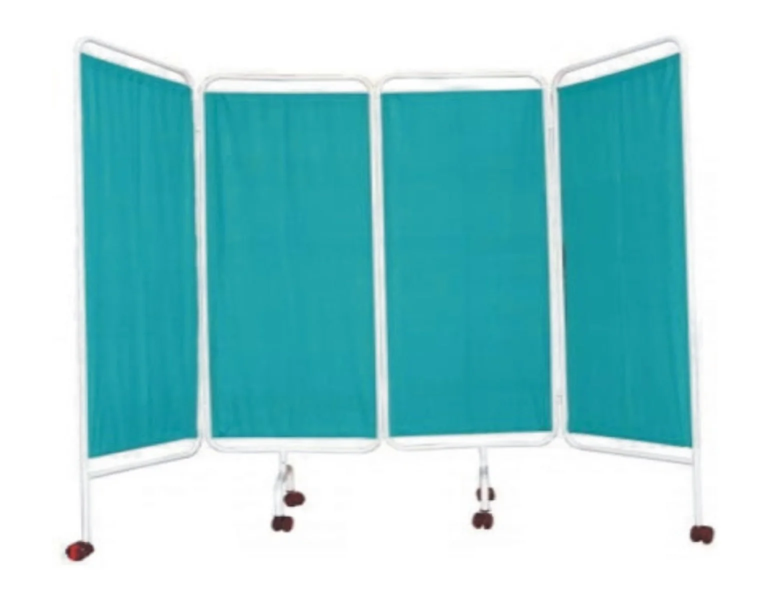 Hospital Clinic Stainless Steel Frame Bedside screen three panel Hospital ward Bedside Screen hospital curtain stand