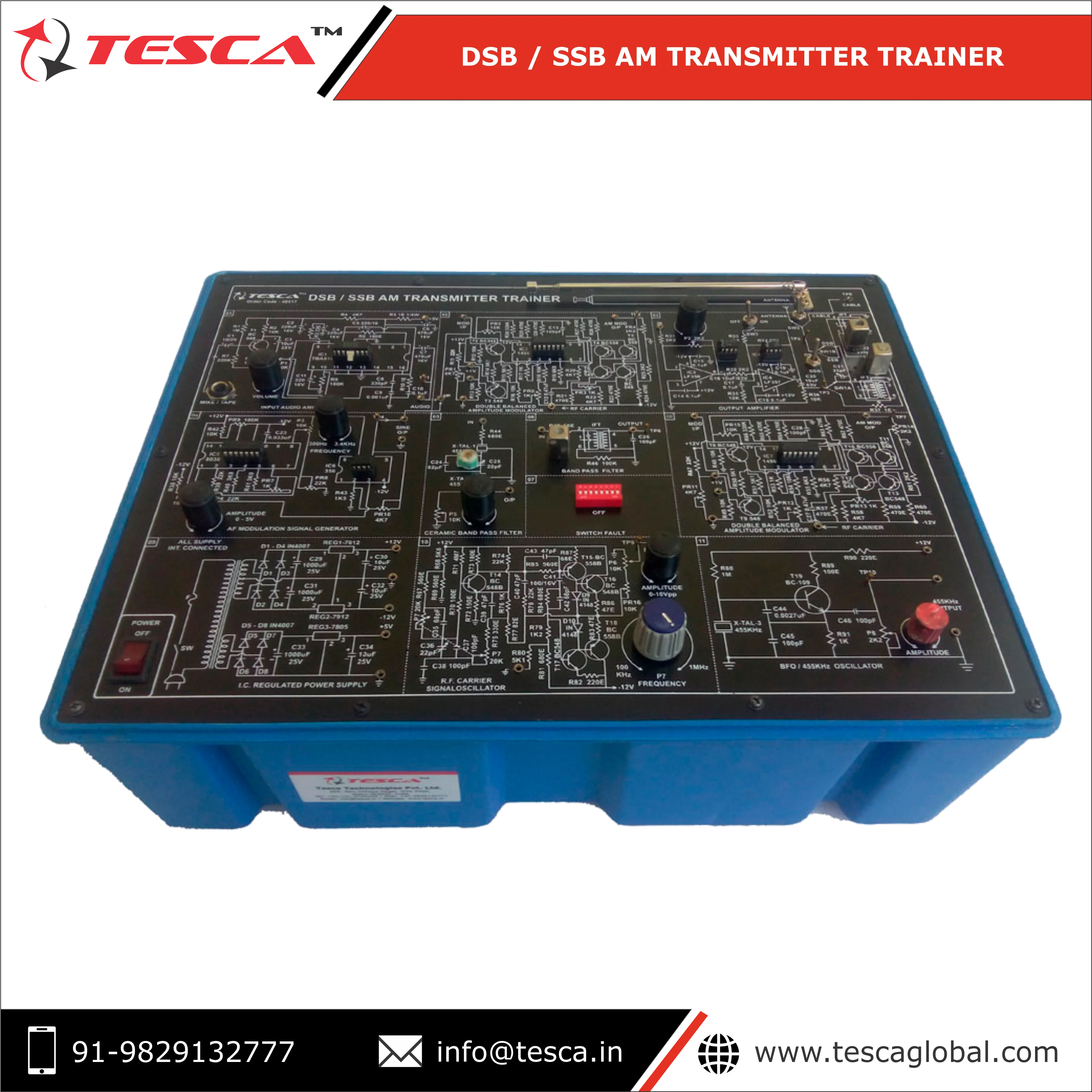 Трансмиттер DSB / SSB с амплитудно-модуляцией, система связи