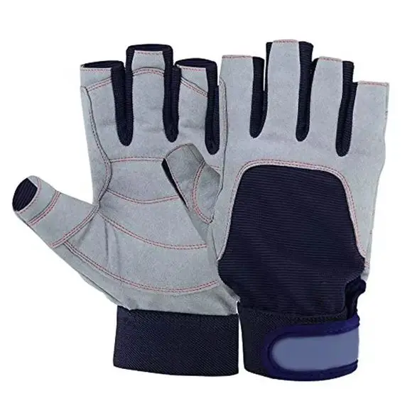 New Sailing Jet Ski Sailing Gloves Hot selling 3/4 finger less durable yachting fishing sailing gloves