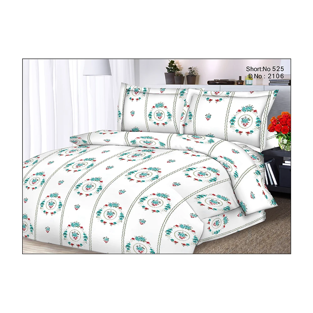 HIgh-Quality Pure Cotton Fabric Luxury Hotel Super King Size White Indian Double Bedsheet Manufacturer