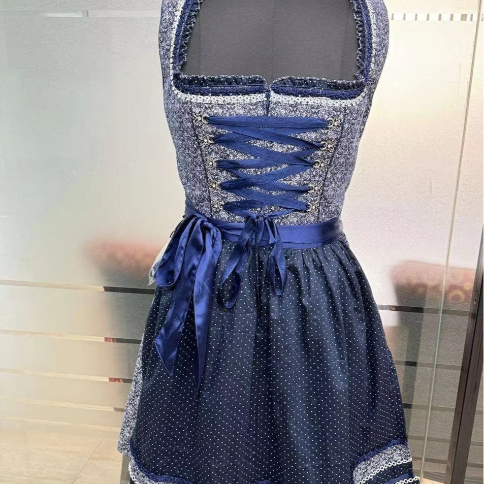 Квинтэссенция баварского: классическое платье Dirndl с фартуком нотка винтажной грации