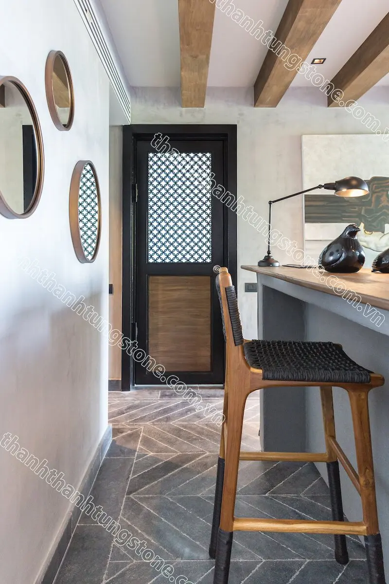 Серый натуральный синий Готический камень голубой ашлар Азиатский известняк шлифованный Инан бельгийский французский Antic высокое качество