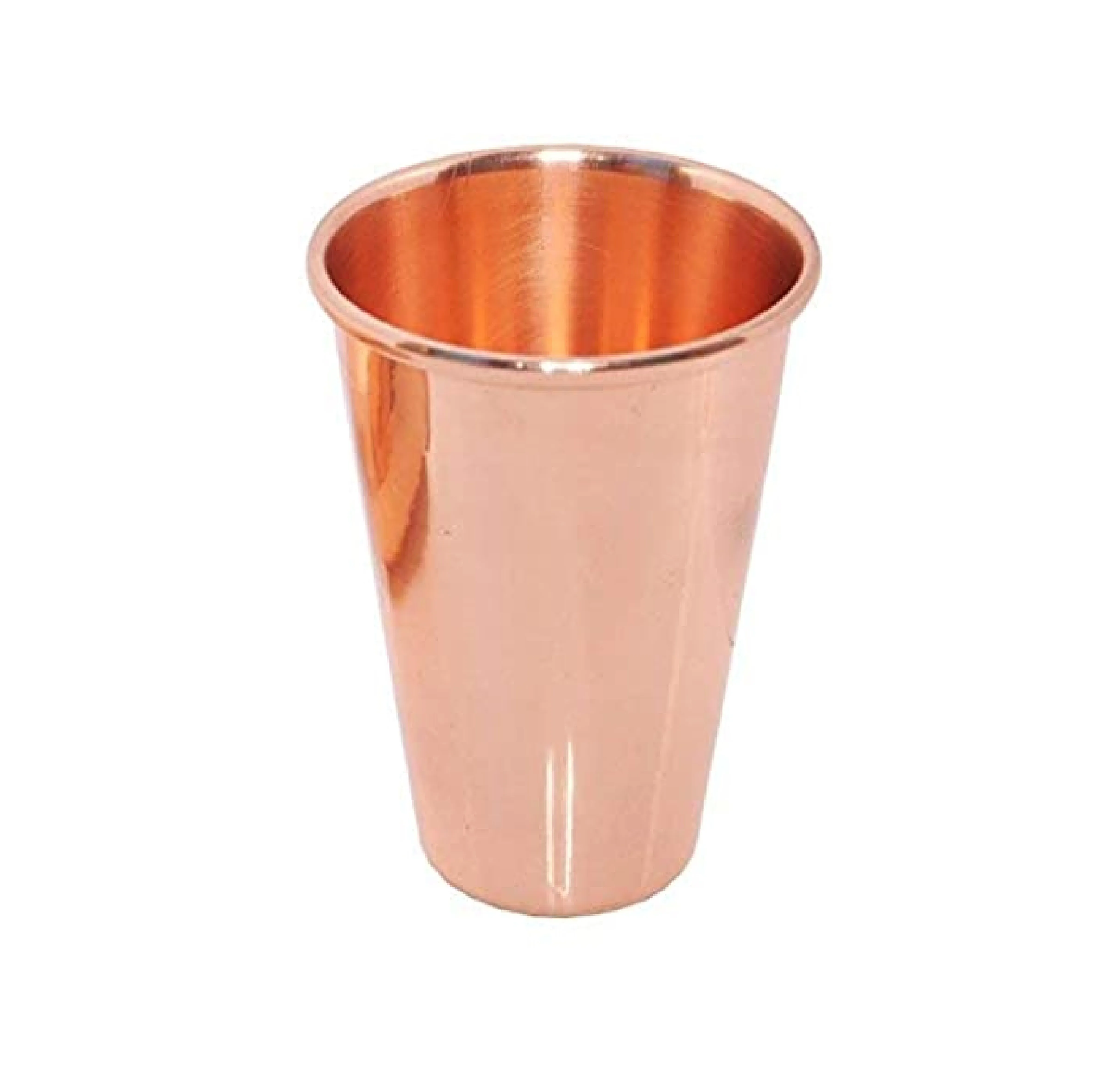 Top Seller Of Copper Metal Beer Cup For Bar Accessories Natural Copper Drinking Cups With  250 Ml