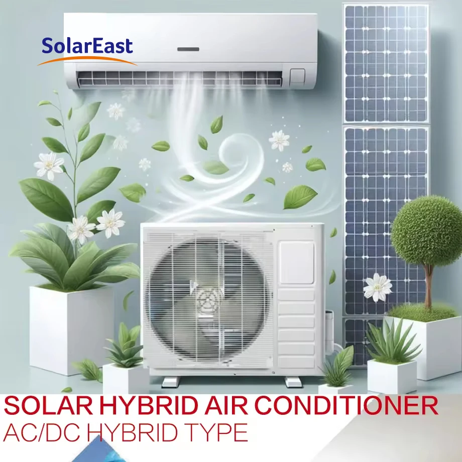 SolarEast PV прямой инвертор на солнечных батареях Кондиционер переменного тока постоянного гибридный возобновляемый кондиционер для домашнего использования