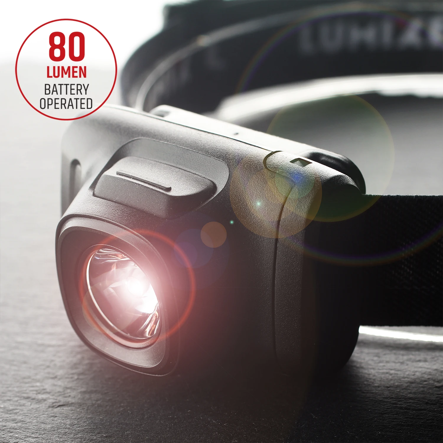 2024 Best Alkaline AAA Battery Operated 80 lumen LED Headlamp Flashlight