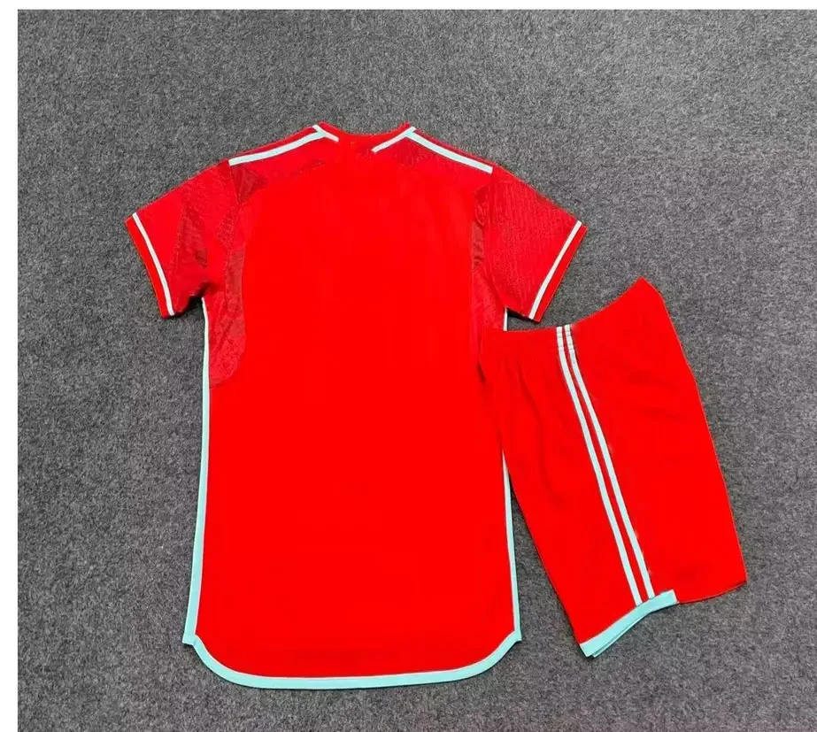 Custom Soccer Uniforms Football Shirts Two Piece Men Shorts Set Sublimation Soccer Jersey Set Kids