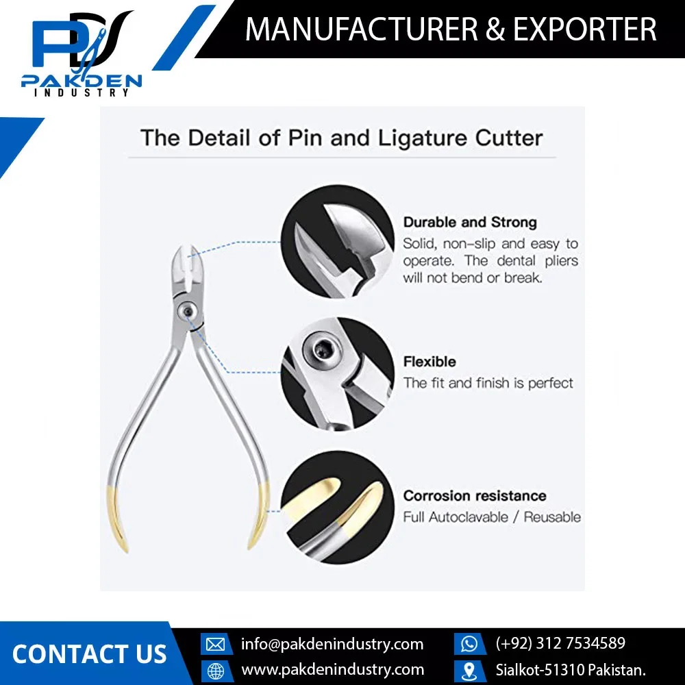 Pakistan Best quality Stainless steel dental instruments durable Wire Cutter Pliers For Sale / Cheap Price Wire Cutter Pliers