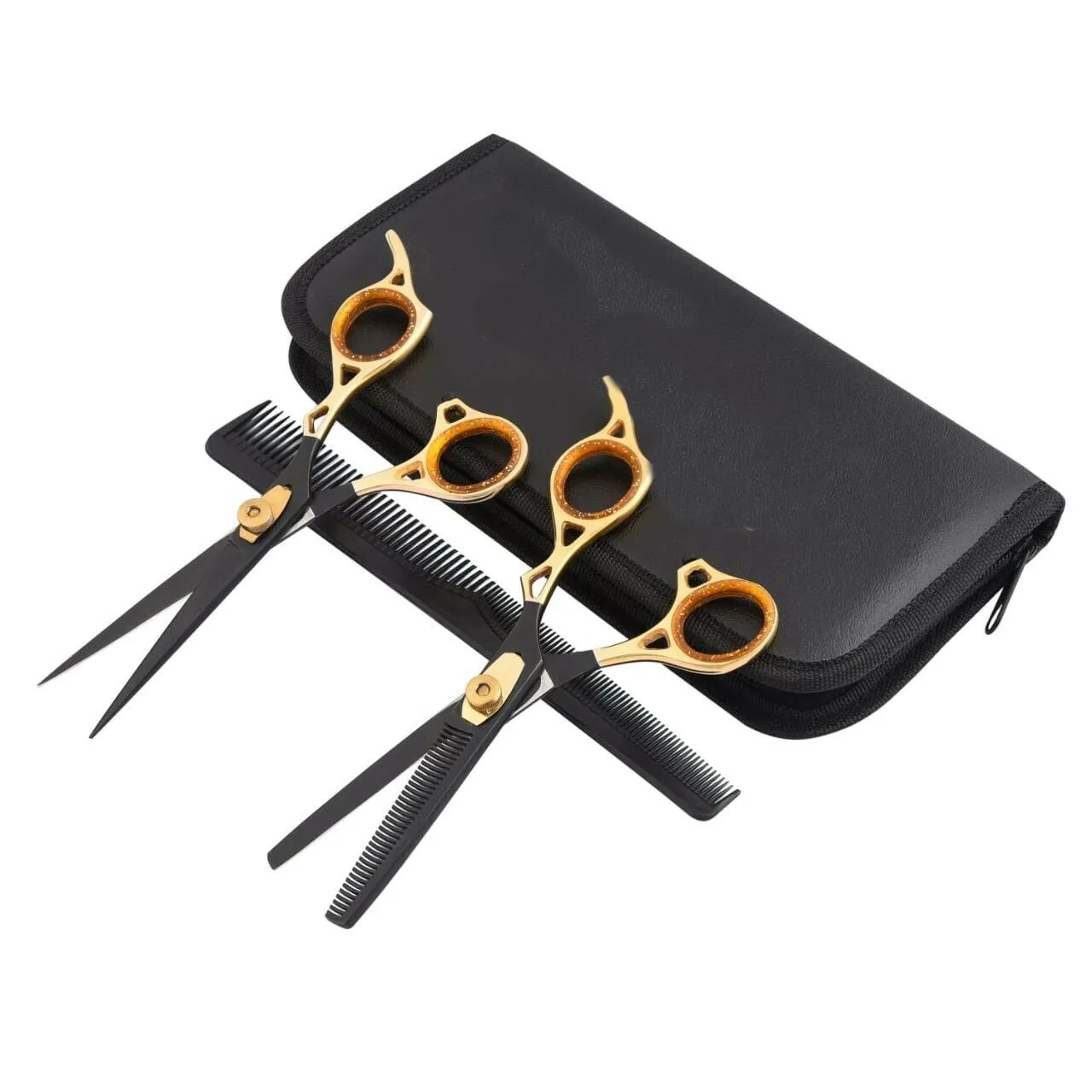 Creating Futuristic Design Developing Unmatched Hair Cutting Thinning Scissors Shears Hairdressing Salon Professional Barber set