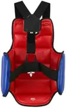 Martial Arts Chest Guard Reversible Body Protector Taekwondo Sparring Gear