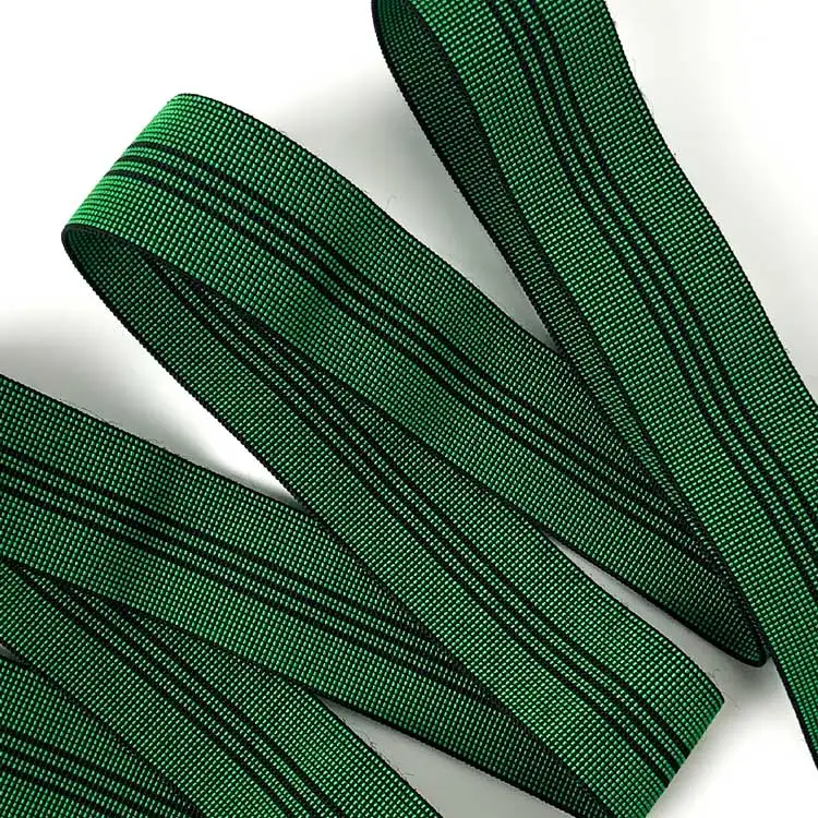 5 CM Green Adjustable Strap Webbing Band  High Elasticity Elastic Band for Sofa
