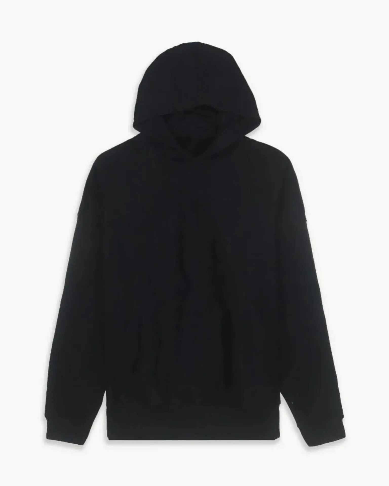 Premium Mens Black Hoodie High Quality Hooded Fleece Sweatshirt for Men Cold Proof